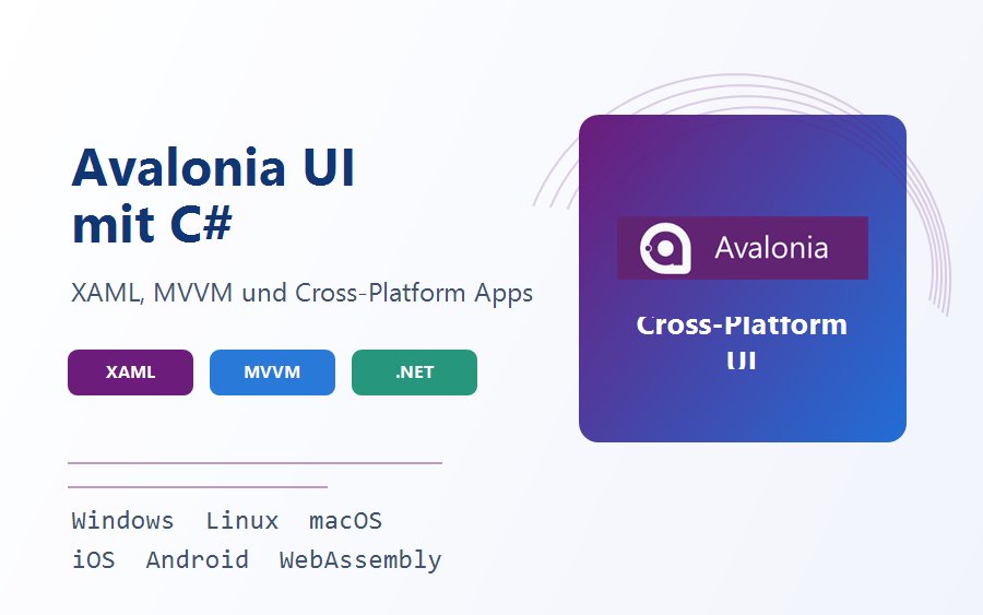 Kursbild zum Avalonia UI Training mit XAML, MVVM und Cross-Platform Apps