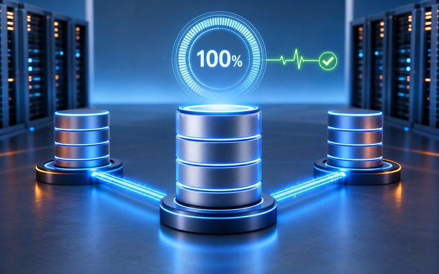 SQL Server Datenbankcluster mit Replikation und 100 Prozent Verfügbarkeitsanzeige